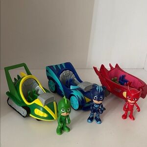 PJ Masks Vehicle & Figures Cars Catboy Owlette Gekko